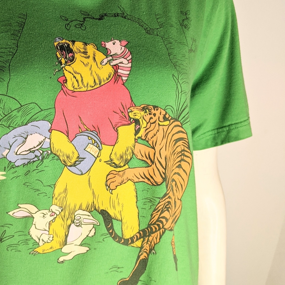 Pooh Bear Gone Real Life Tshirt Unisex M - Picture 6 of 8